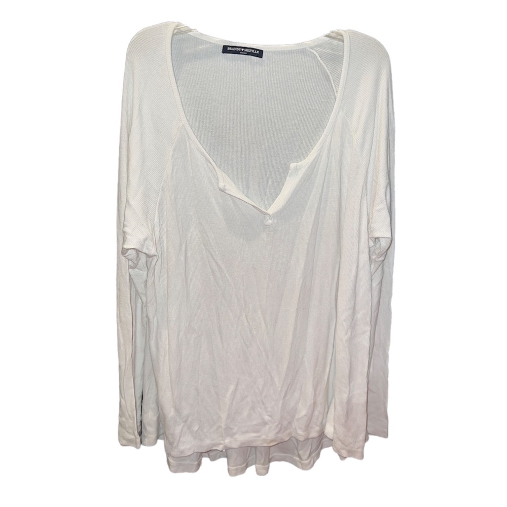 Ribbed White Tunic